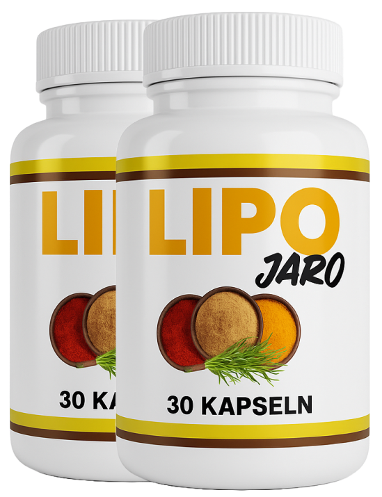 LipoJaro 2-Flaschen-Paket – 60 Kapseln Nahrungsergänzungsmittel mit natürlichen Pflanzenextrakten und Chrom